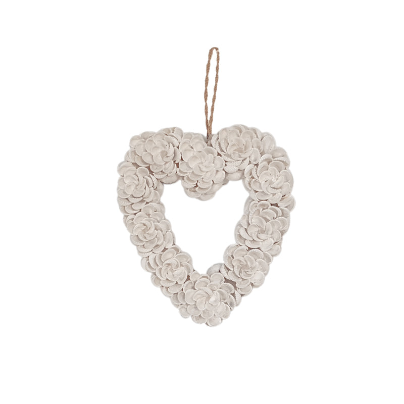 Shell Heart - Frangipani Design