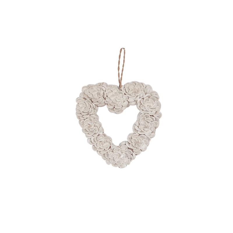Shell Heart - Frangipani Design