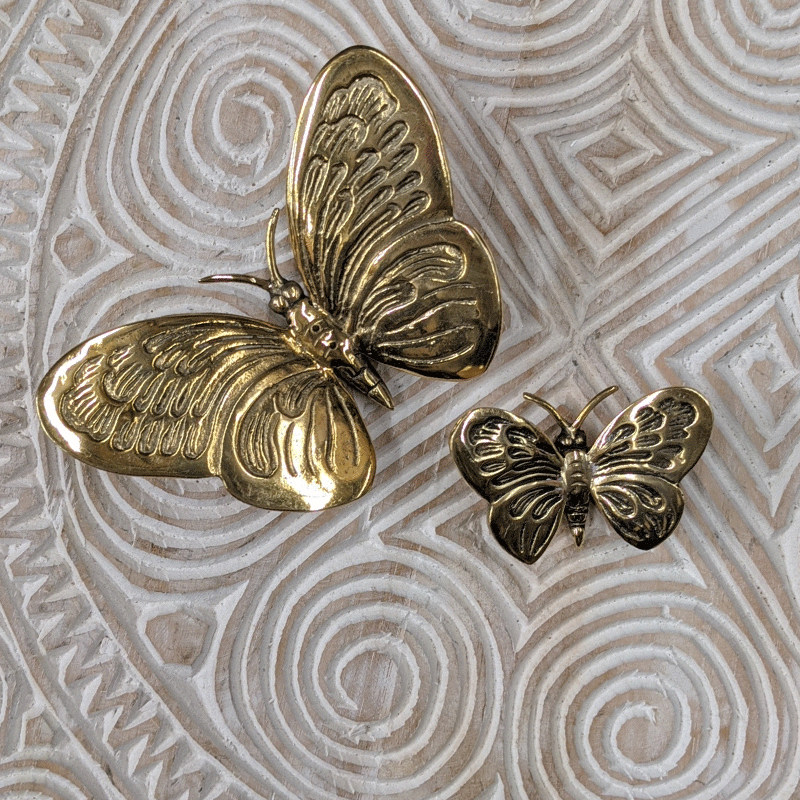 Brass Butterfly - Monarch Gold