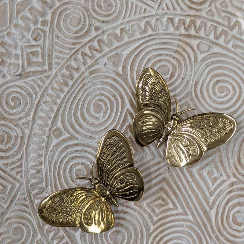 Brass Butterfly - Monarch Gold