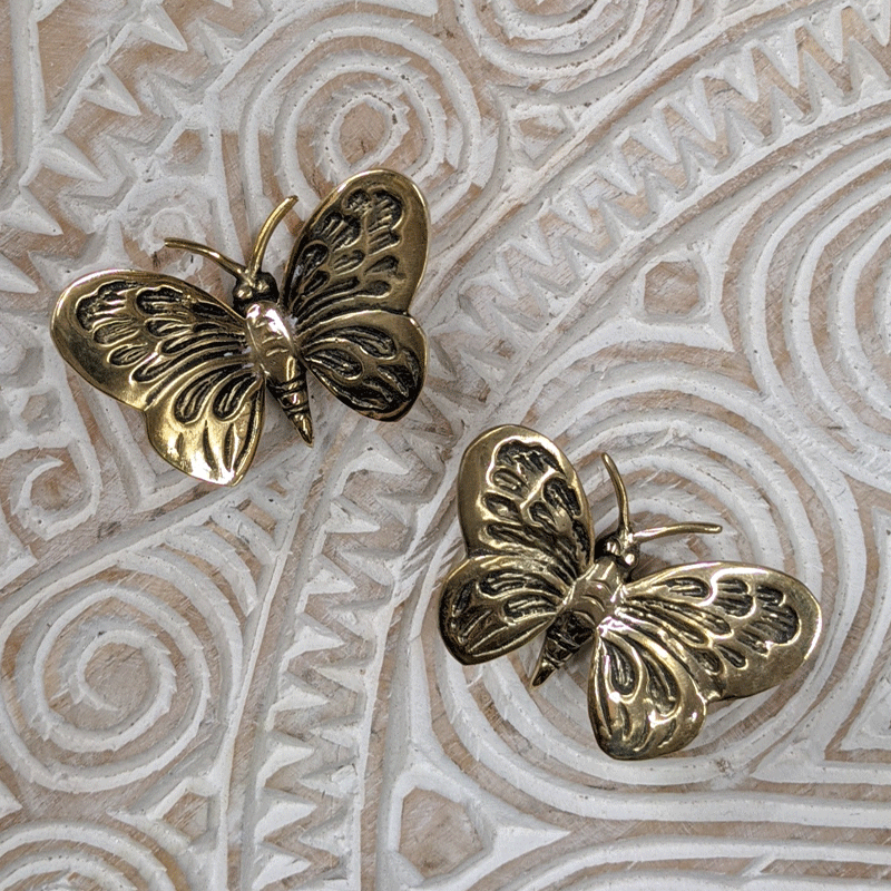 Brass Butterfly - Monarch Gold