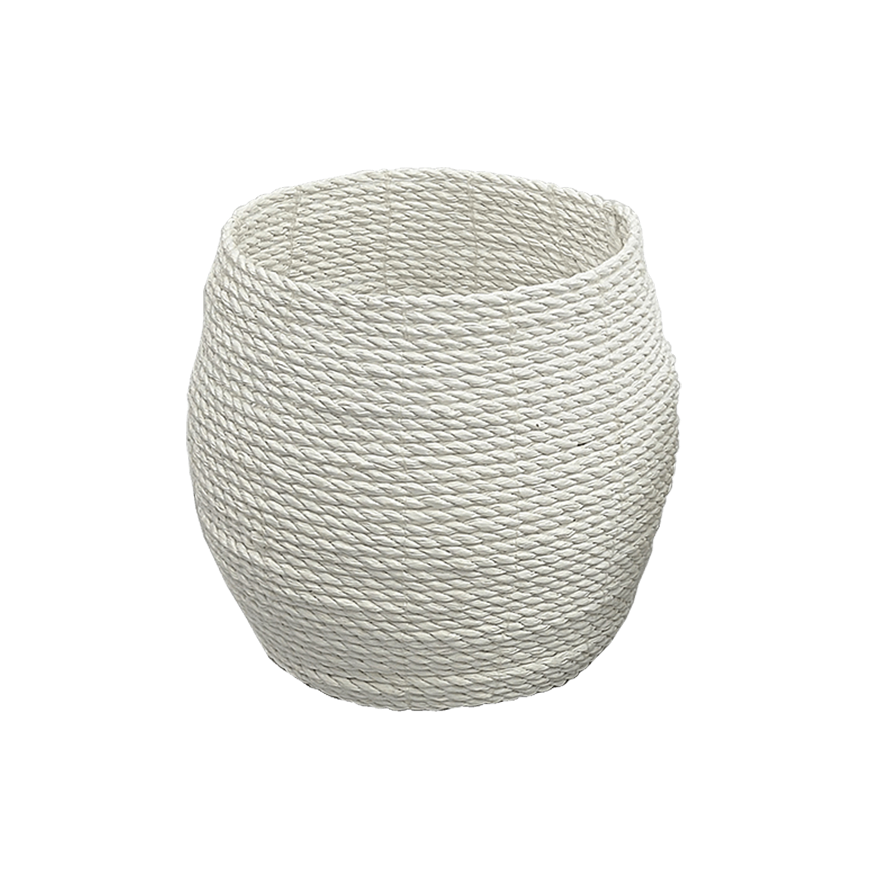 Cooper Pot - White