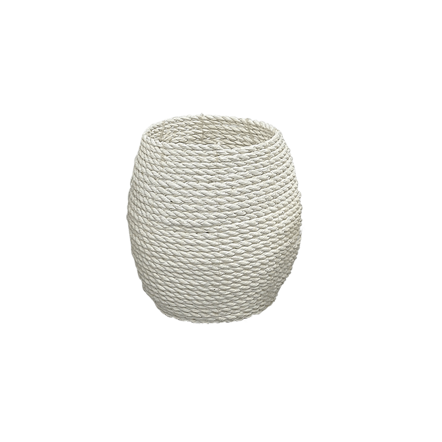 Cooper Pot - White