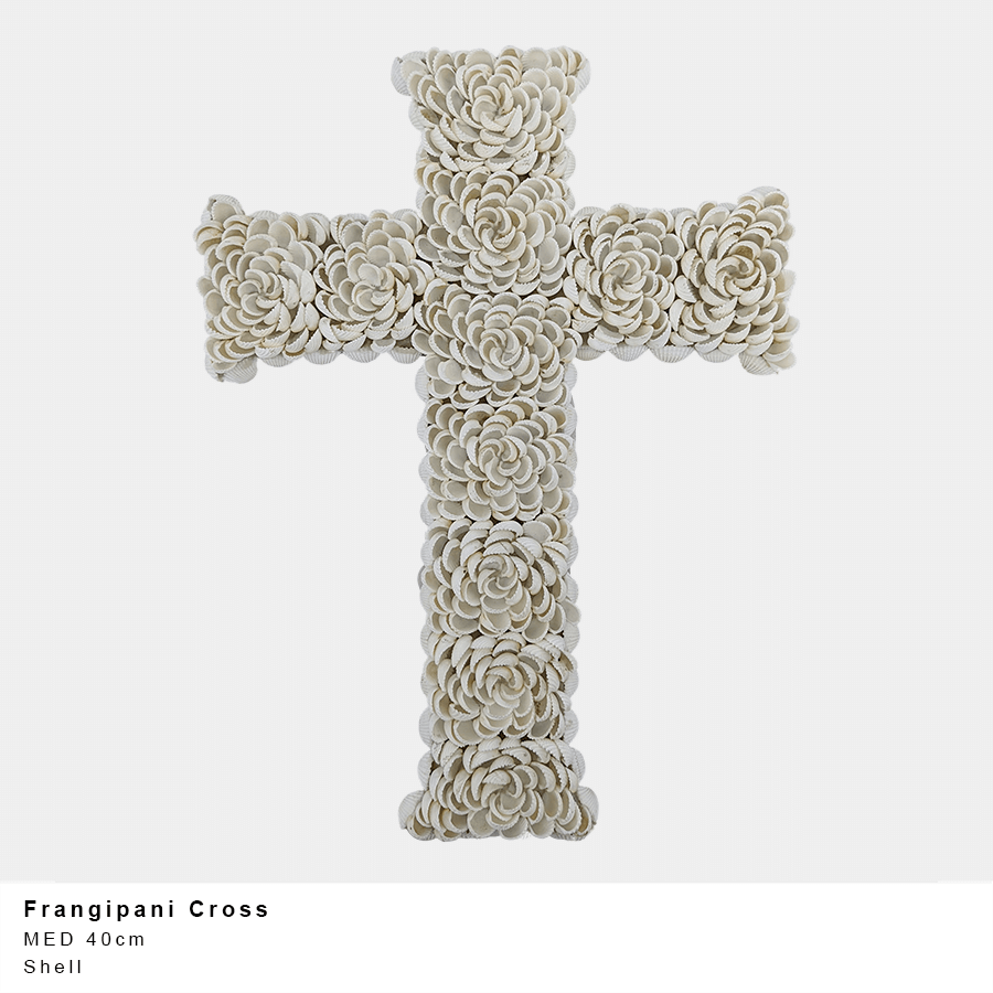Shell Cross - Frangipani Design