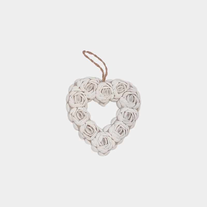 Shell Heart - Rose Design