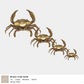 Brass Crab - Gold