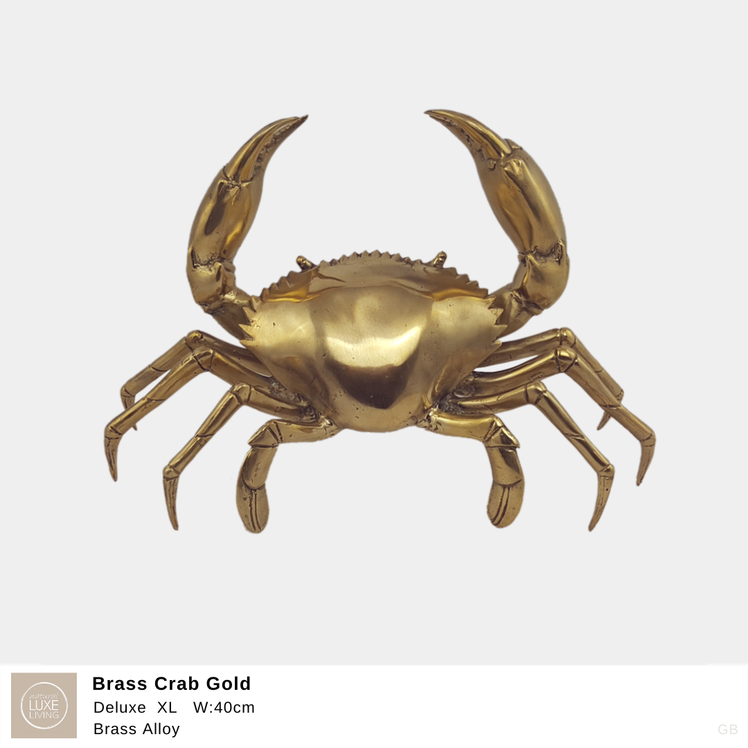 Brass Crab - Gold