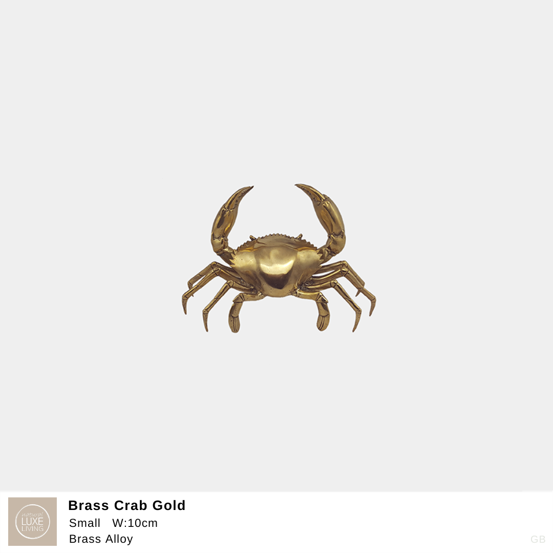 Brass Crab - Gold