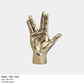Brass Hand Sculpture – Pop Culture Salute Gesture STV