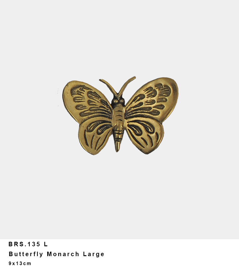 Brass Butterfly - Monarch Gold