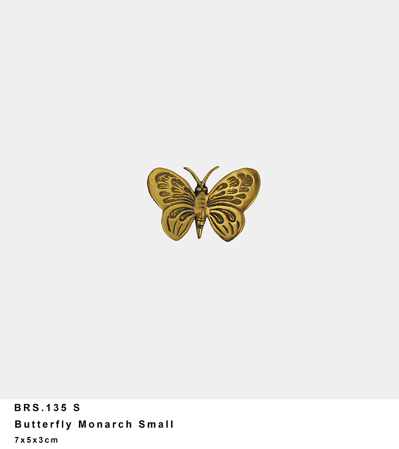 Brass Butterfly - Monarch Gold