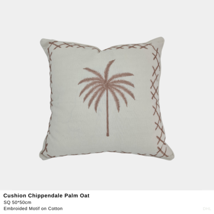 Cushion Chippendale Palm Oat