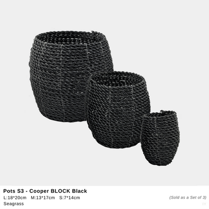 Cooper Pot - Black