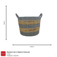 Baskets Set 4 Nadera Charcoal