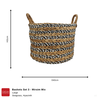 Baskets Set 3 Mirsim Mix