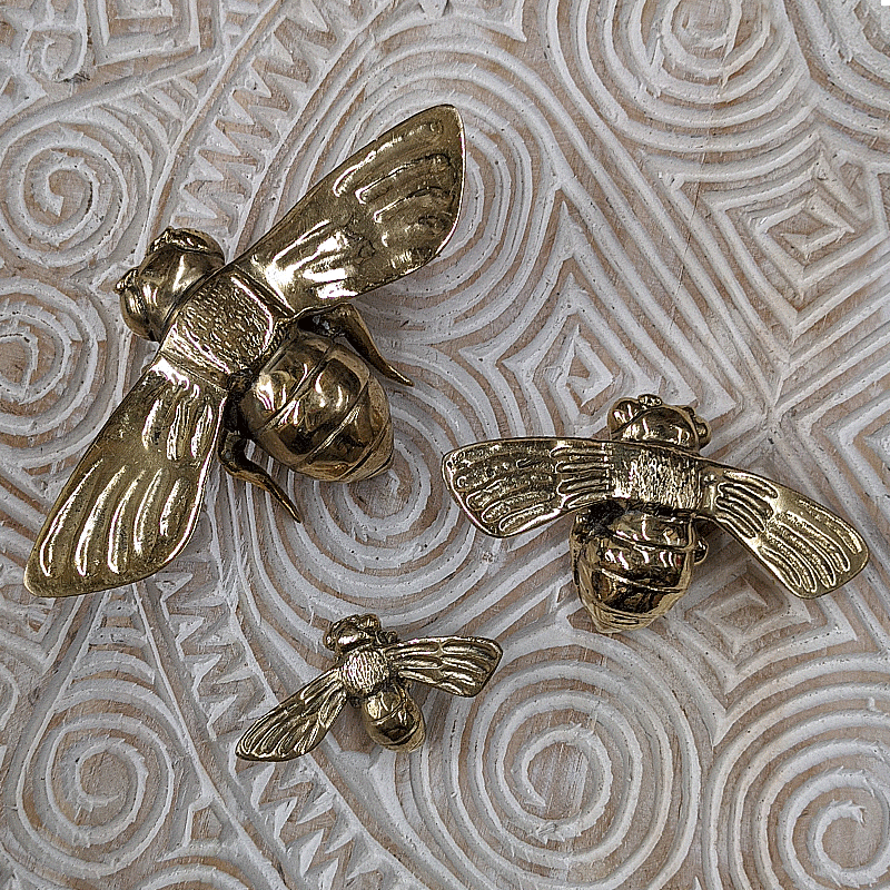 Brass Bumble Bee – Decor (3 Sizes)