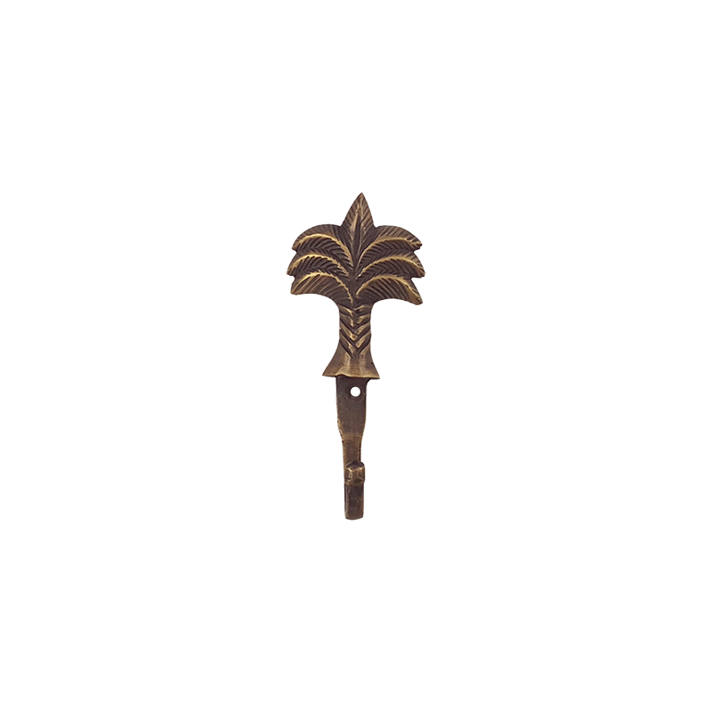 Palm Wall Hook - Antique Brass