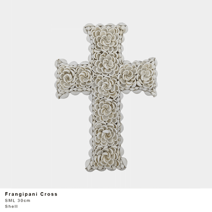 Shell Cross - Frangipani Design